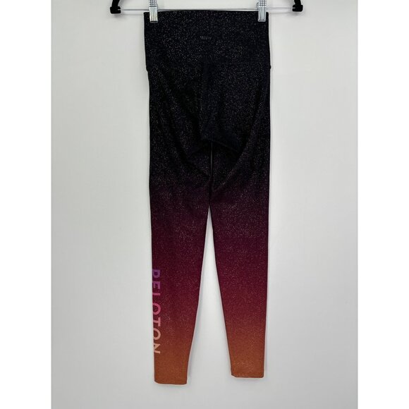 WITH (Wear it to Heart) Peloton Sunset Fade Glitter Umbre Leggings XS - Picture 4 of 5